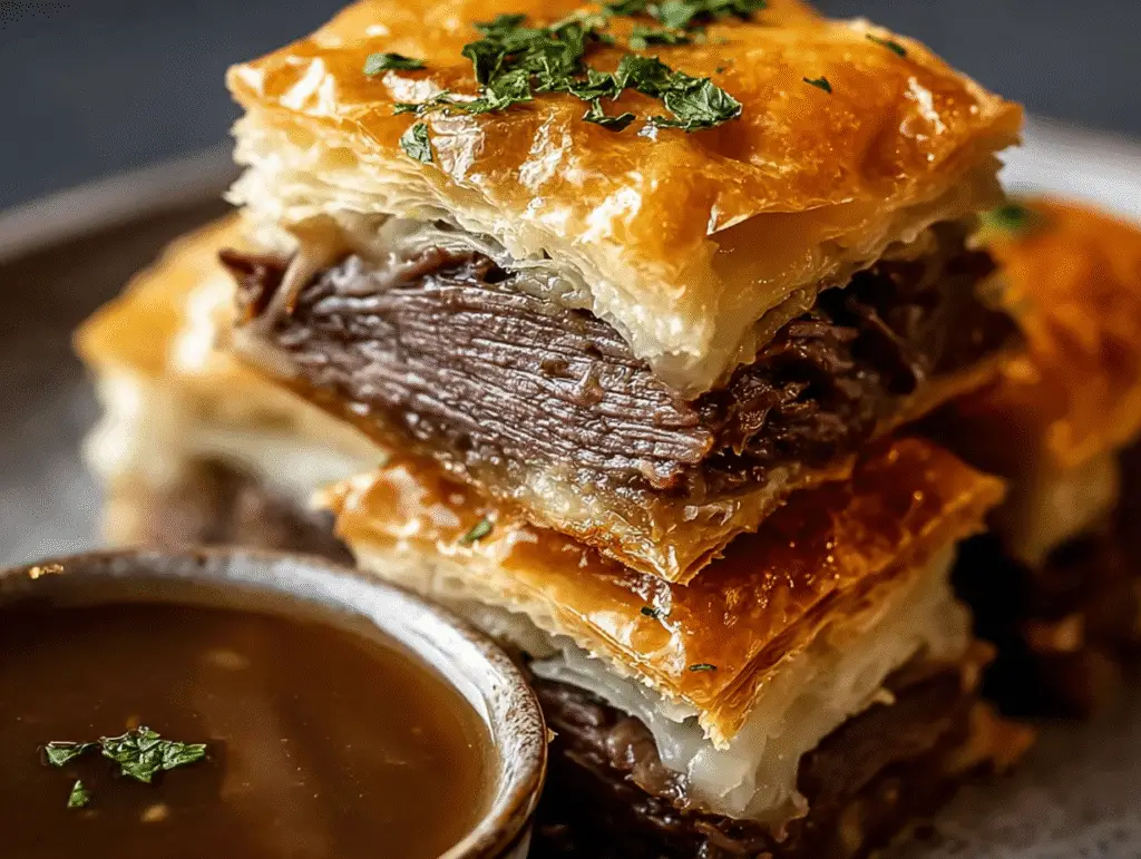French Dip Squares
