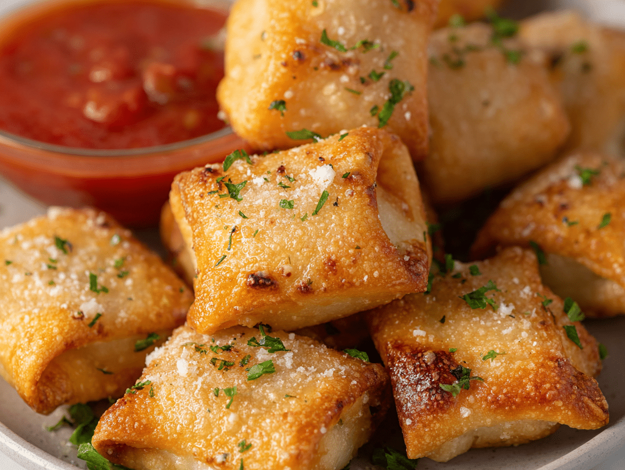 Garlic Parmesan Pizza Rolls