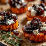 Gourmet Honey Feta Sweet Potato Rounds