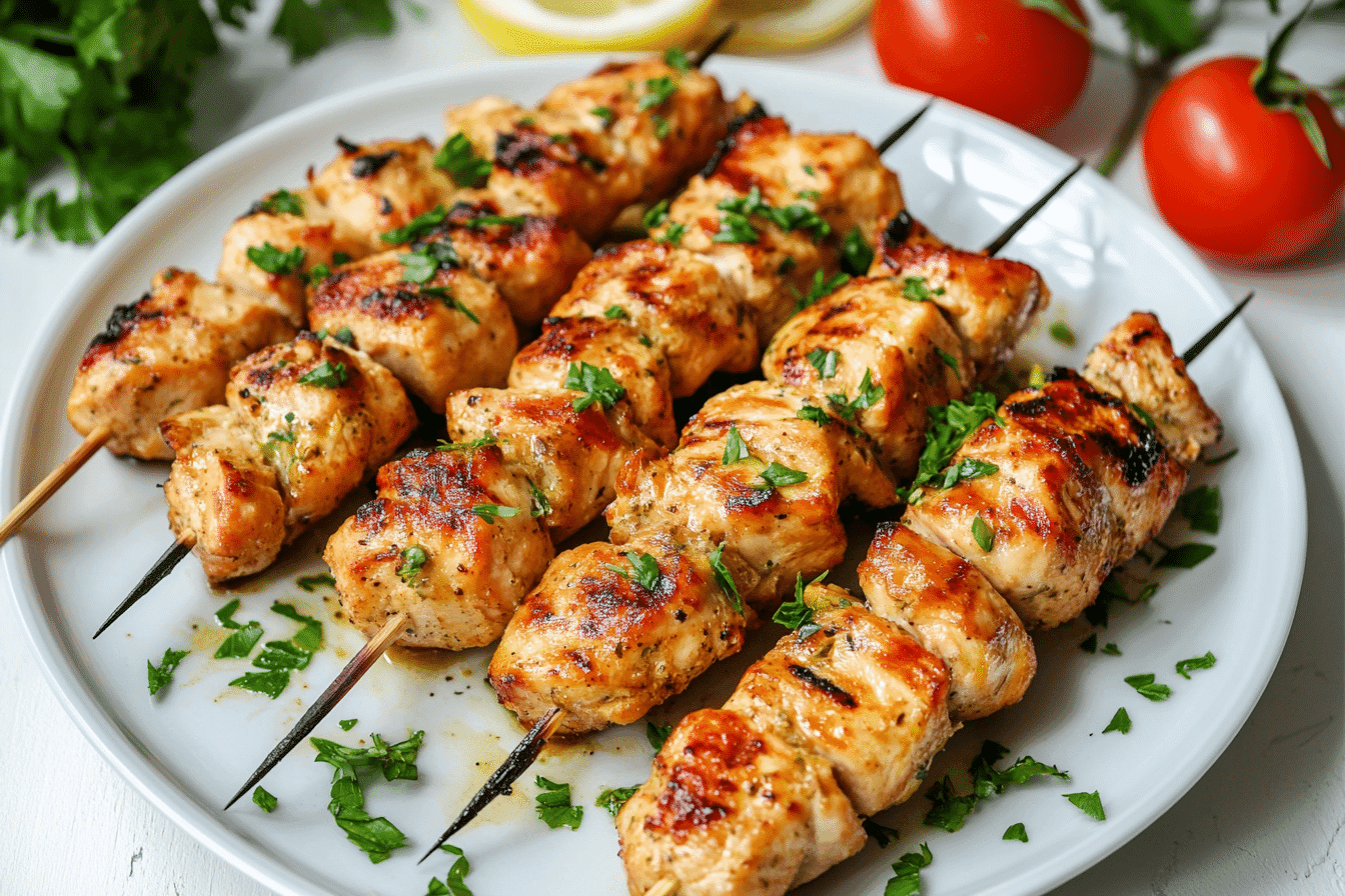 Grilled Chicken Skewers