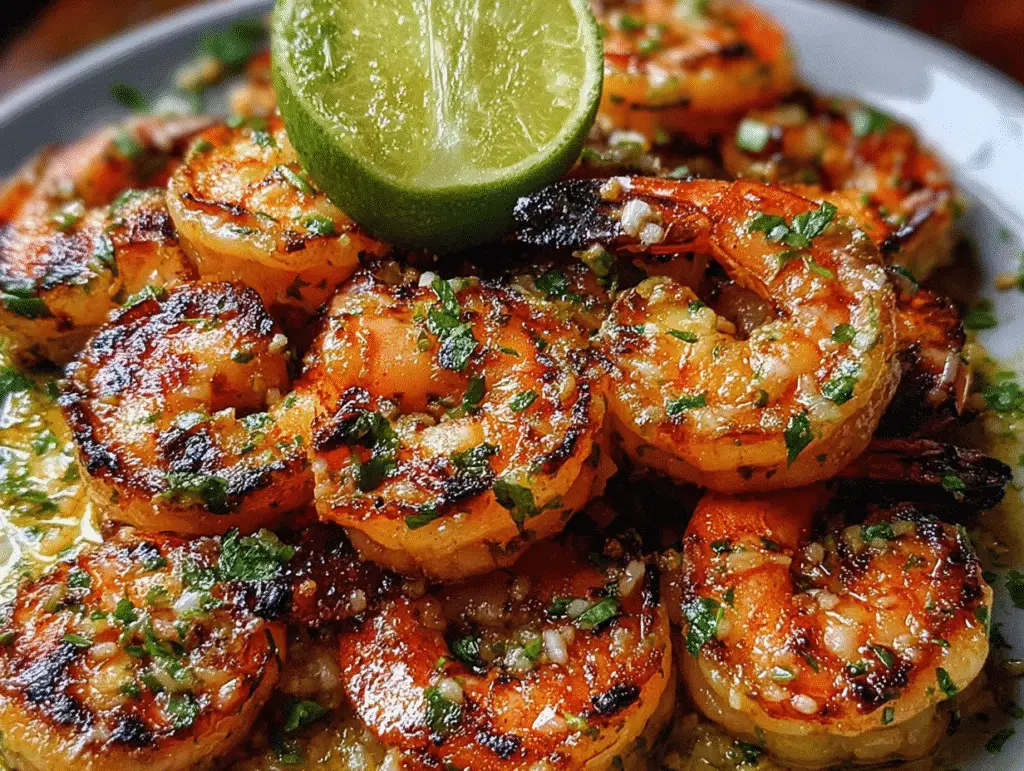 Grilled Coconut Lime Shrimp