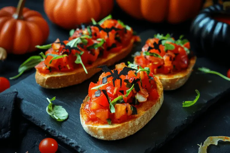 Halloween Bruschetta