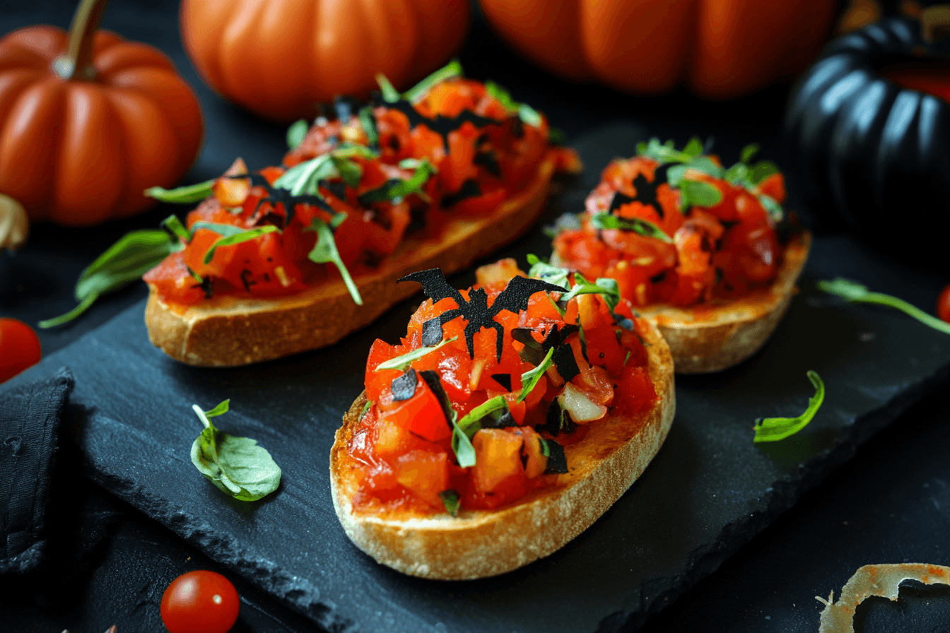 Halloween Bruschetta