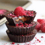 Healthy Chocolate Raspberry Cups
