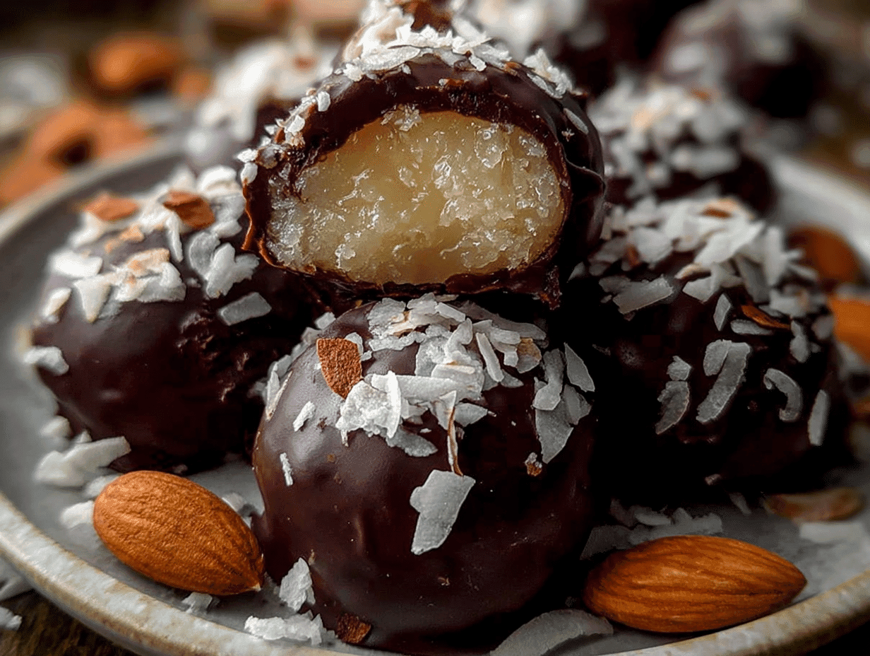 Homemade Almond Joys