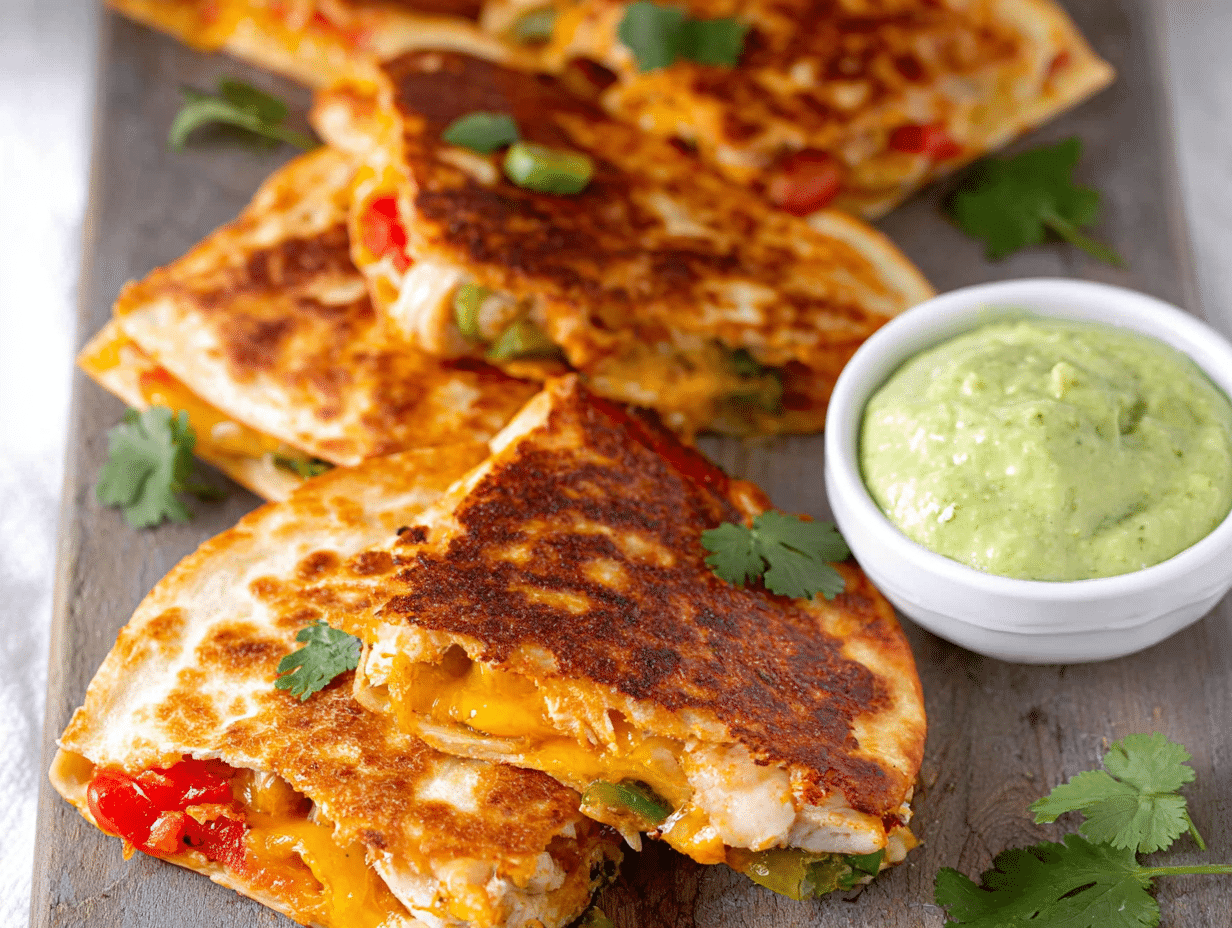 Homemade Chicken Quesadillas