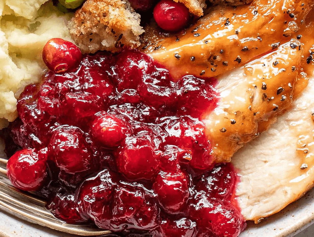Homemade Cranberry Sauce