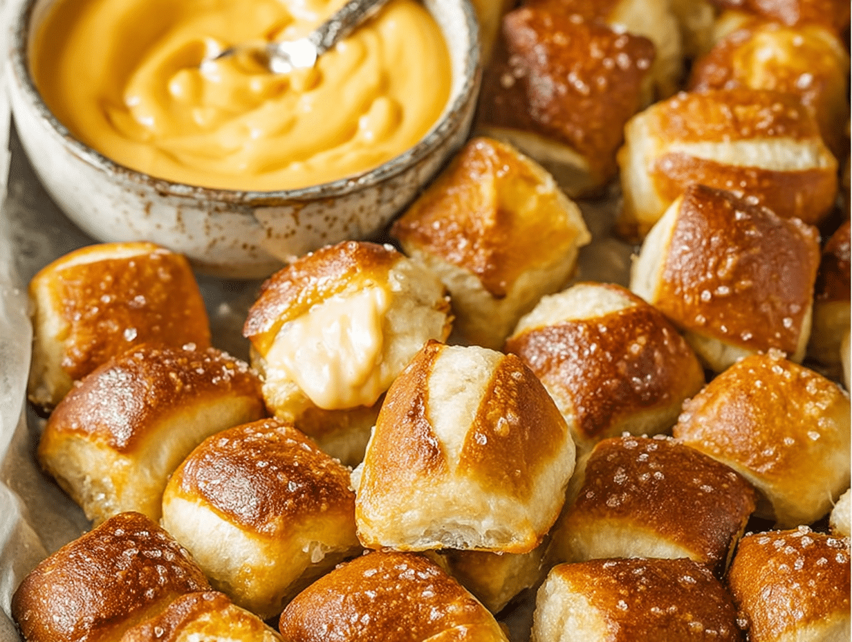 Homemade Soft Pretzel Bites