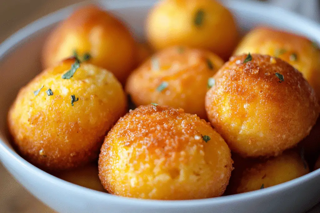 Honey Butter Cornbread Poppers