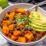 Jerk Sweet Potato and Black Bean Curry
