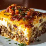Keto Cheeseburger Casserole