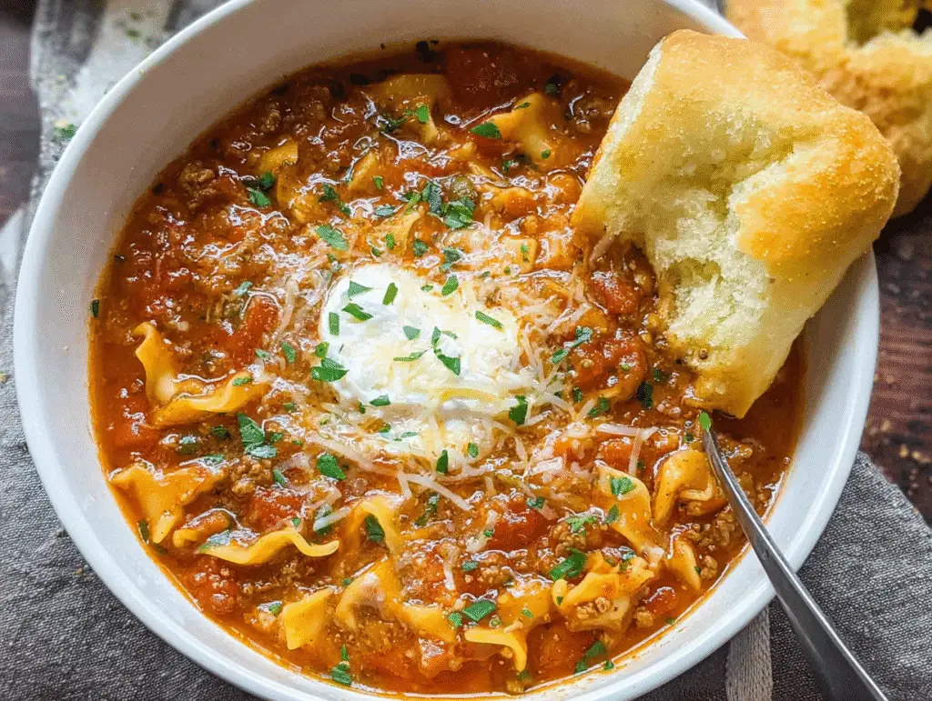 Lasagna Soup