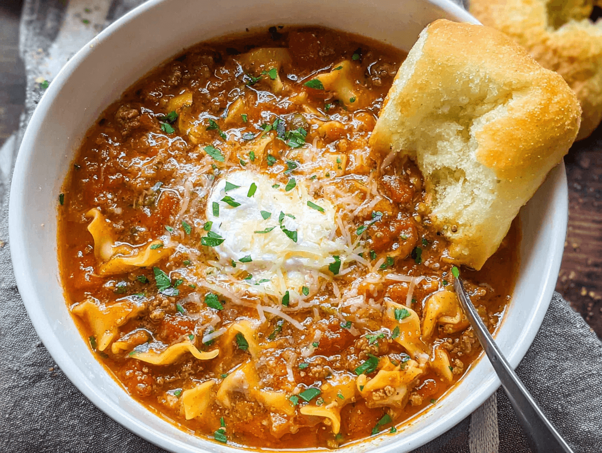 Lasagna Soup