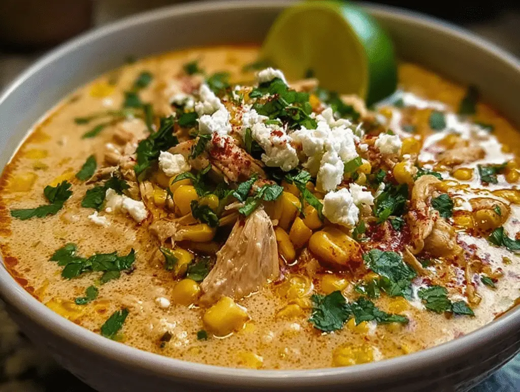 Mexican Street Corn White Chicken Chili