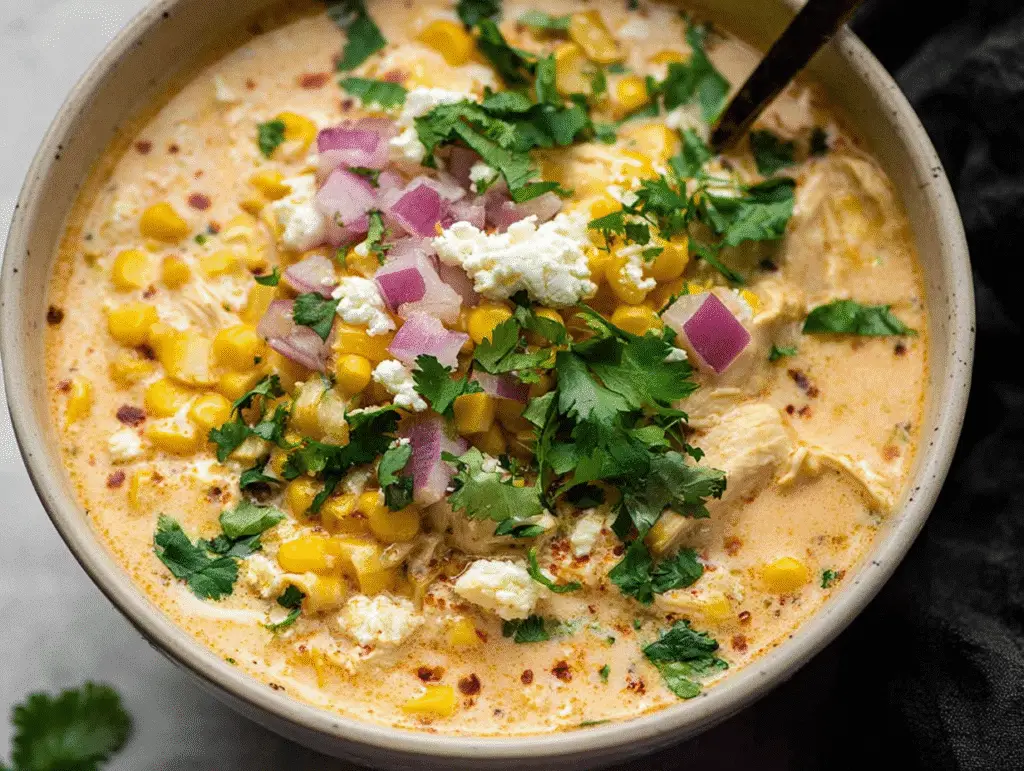 Mexican Street Corn White Chicken Chili