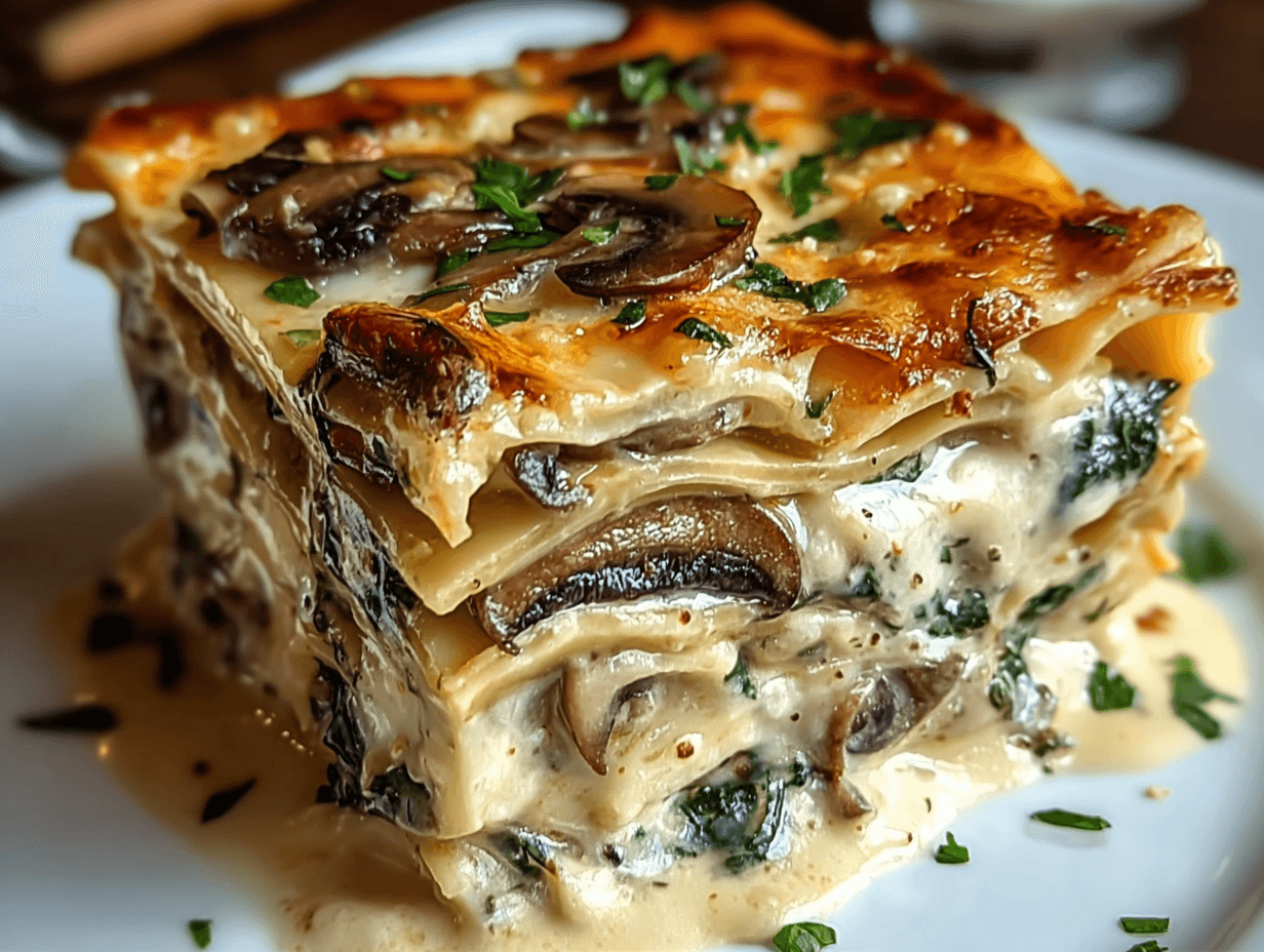 Mushroom Lasagna