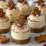 No-Bake Gingerbread Cheesecake Cups