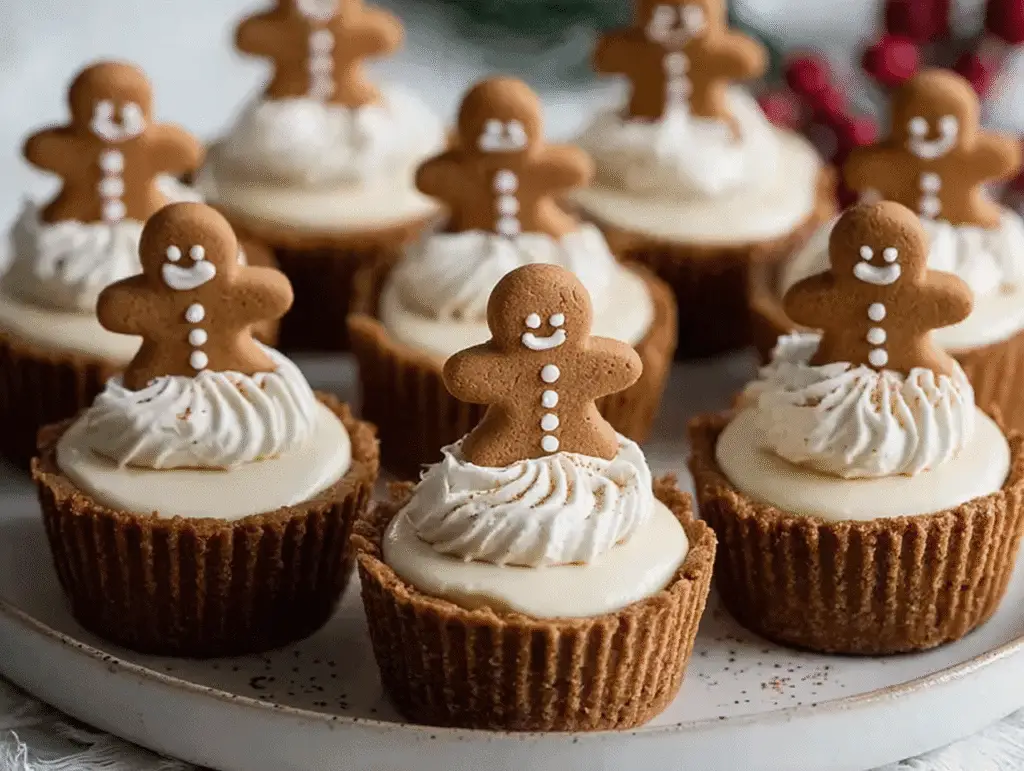 No-Bake Gingerbread Cheesecake Cups Recipe