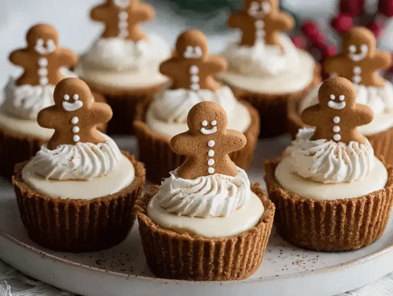 No-Bake Gingerbread Cheesecake Cups Recipe