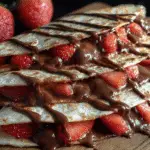 Nutella Strawberry Quesadilla