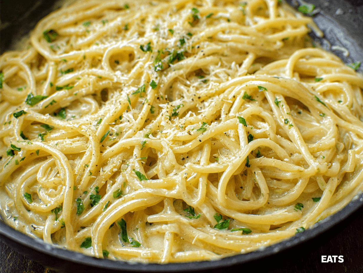 One Pot Creamy Garlic Pasta