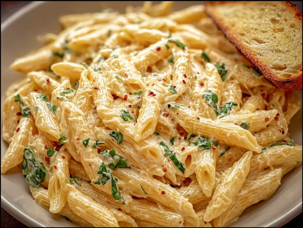One Pot Creamy Garlic Pasta
