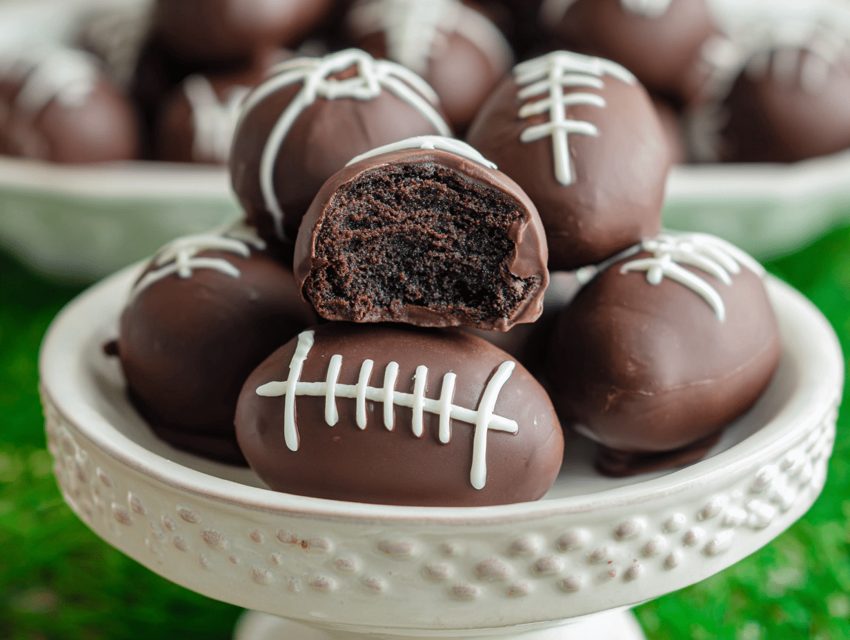 Oreo Football Truffles