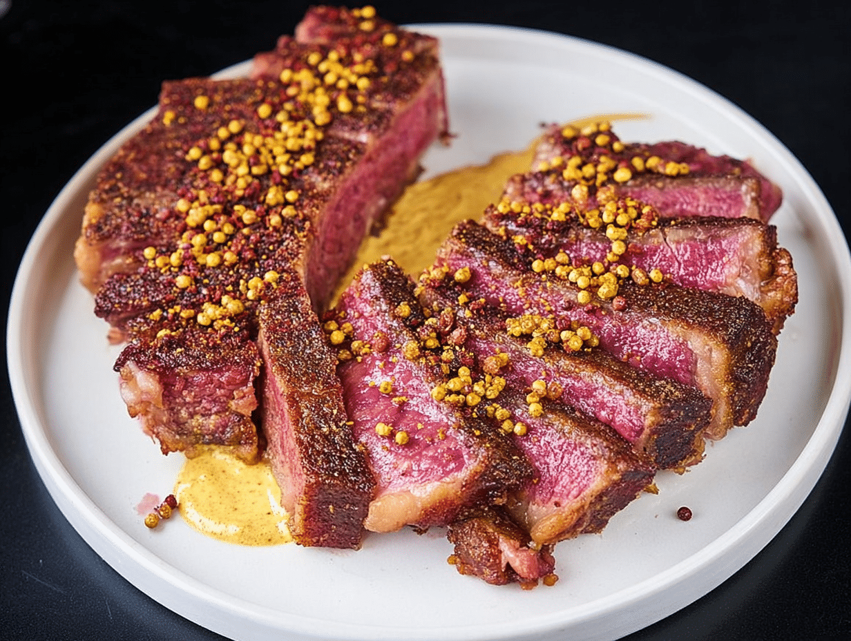 Pastrami-style Steak & Mustard Mayo