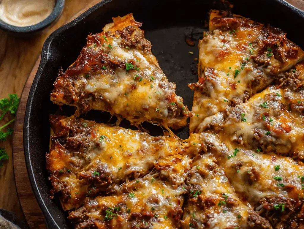 Patty Melt Pizza