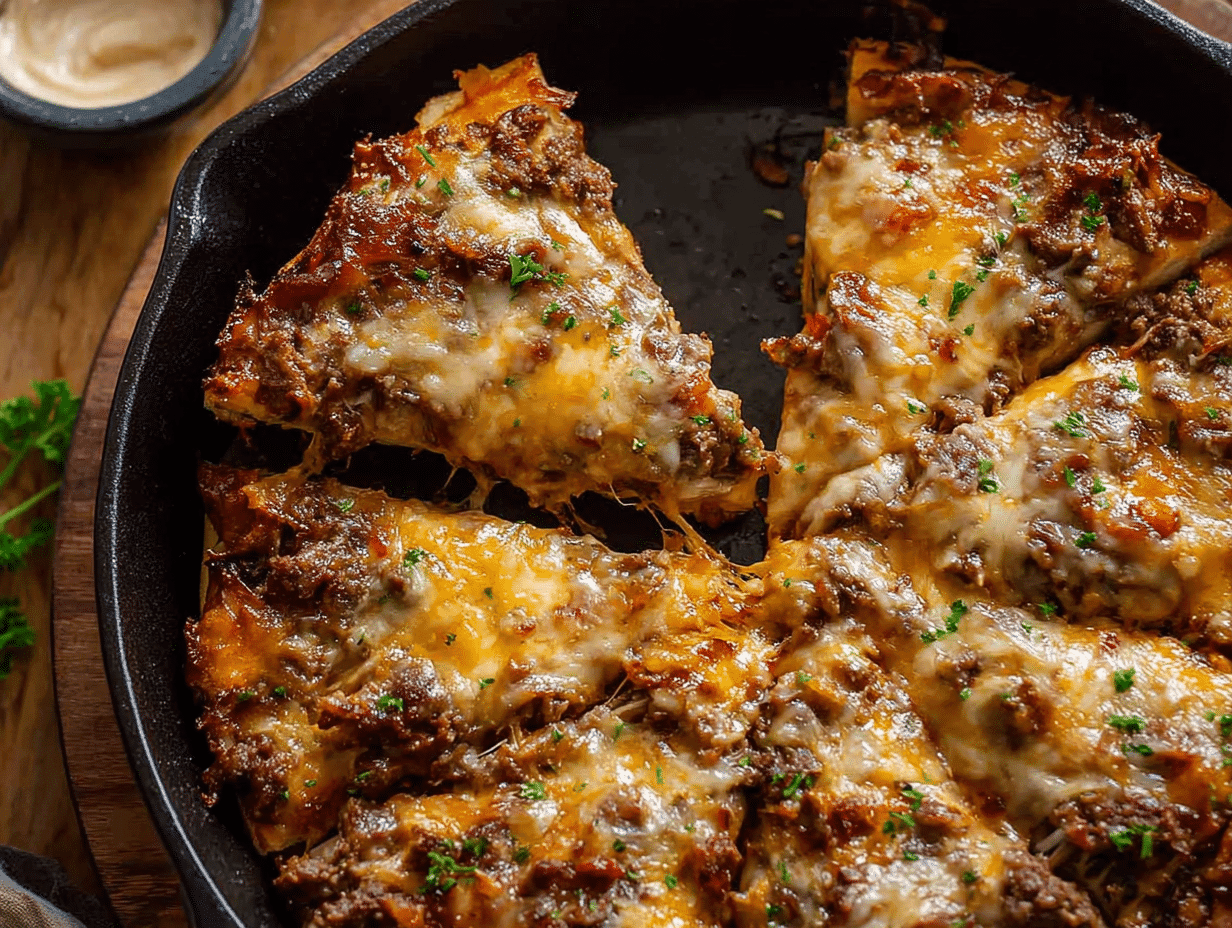 Patty Melt Pizza
