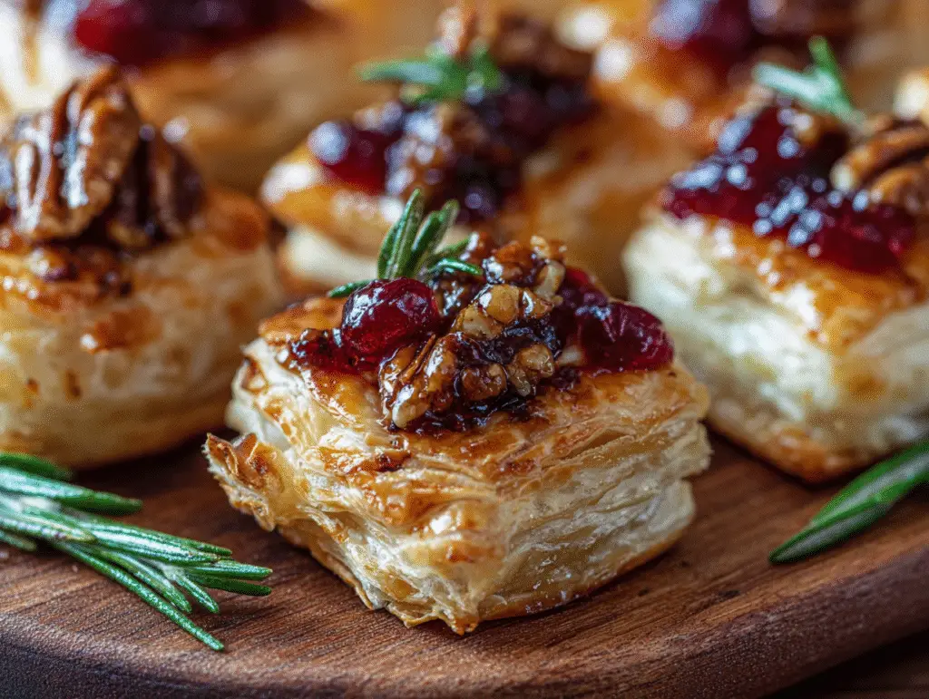 Puff Pastry Brie Bites