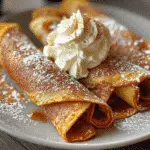 Pumpkin Crepes Cinnamon Mascarpone