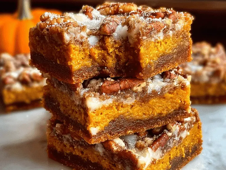 Pumpkin Magic Bars