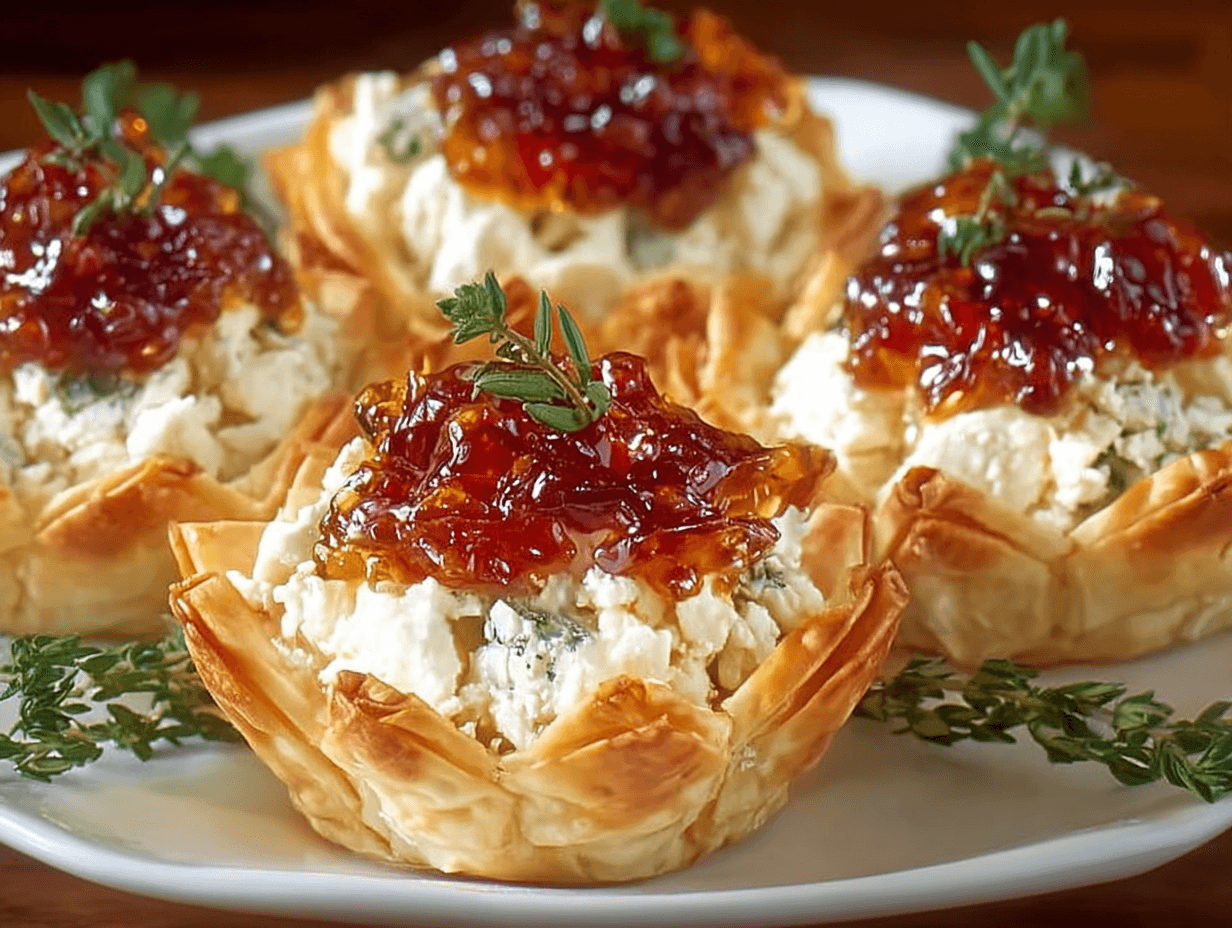 Quick Pepper Jelly Cream Cheese Appetizer Dip and Bites