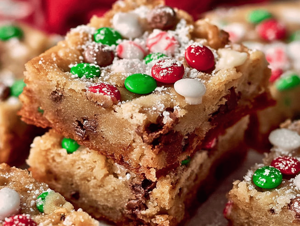 Santa's Trash Cookie Bars