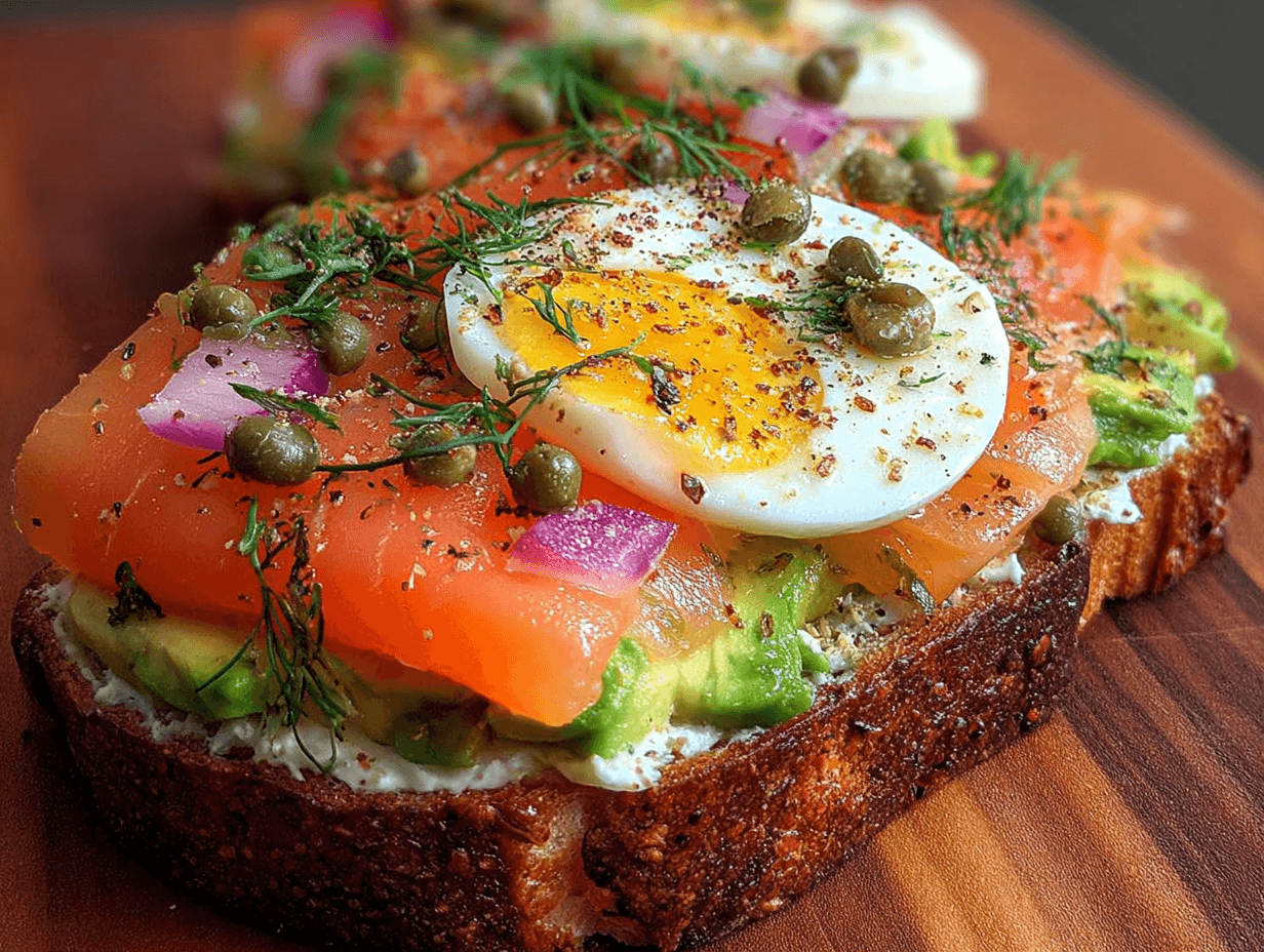 Smoked Salmon Avocado Toast