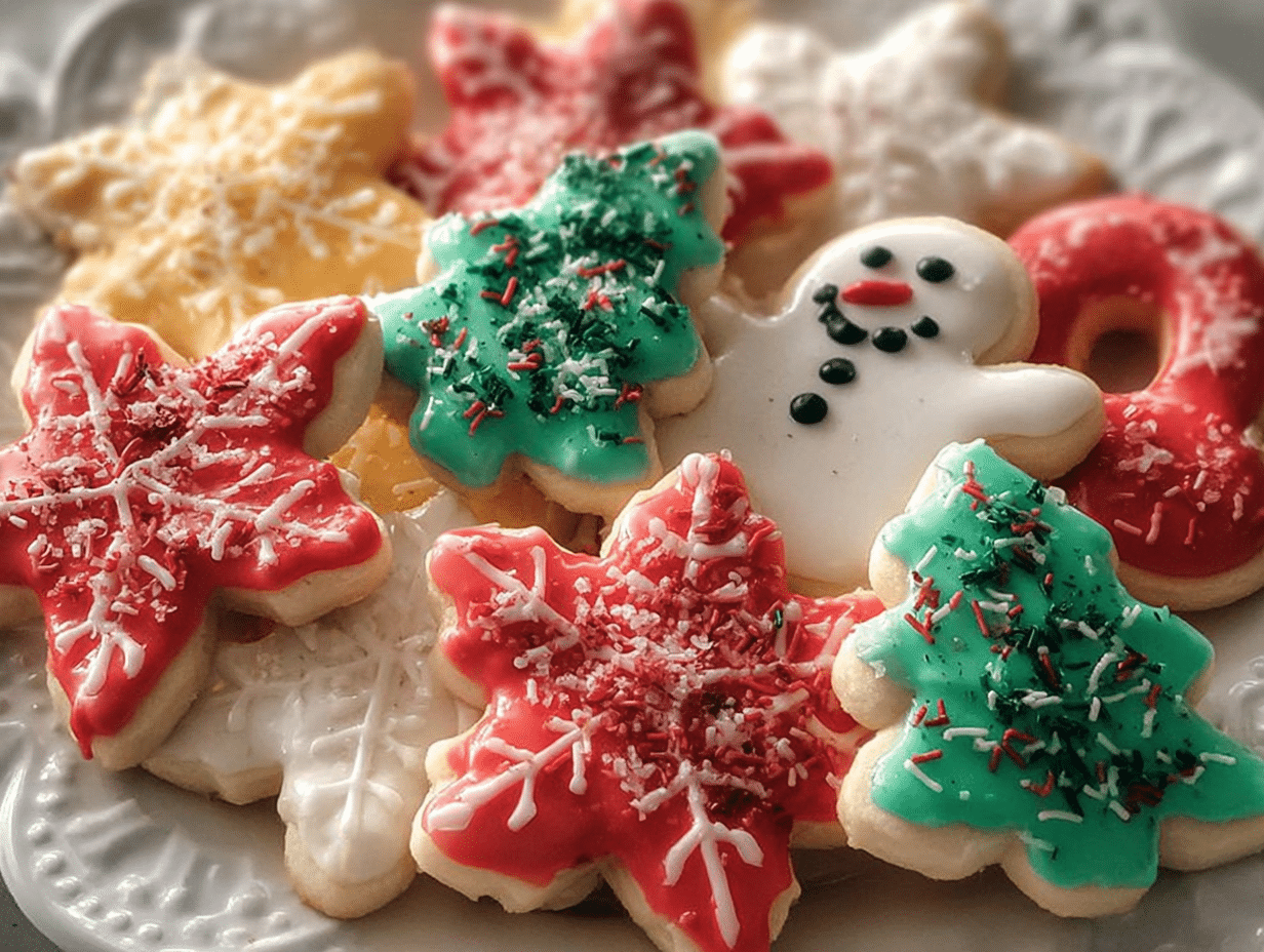 Soft Christmas Sugar Cookies
