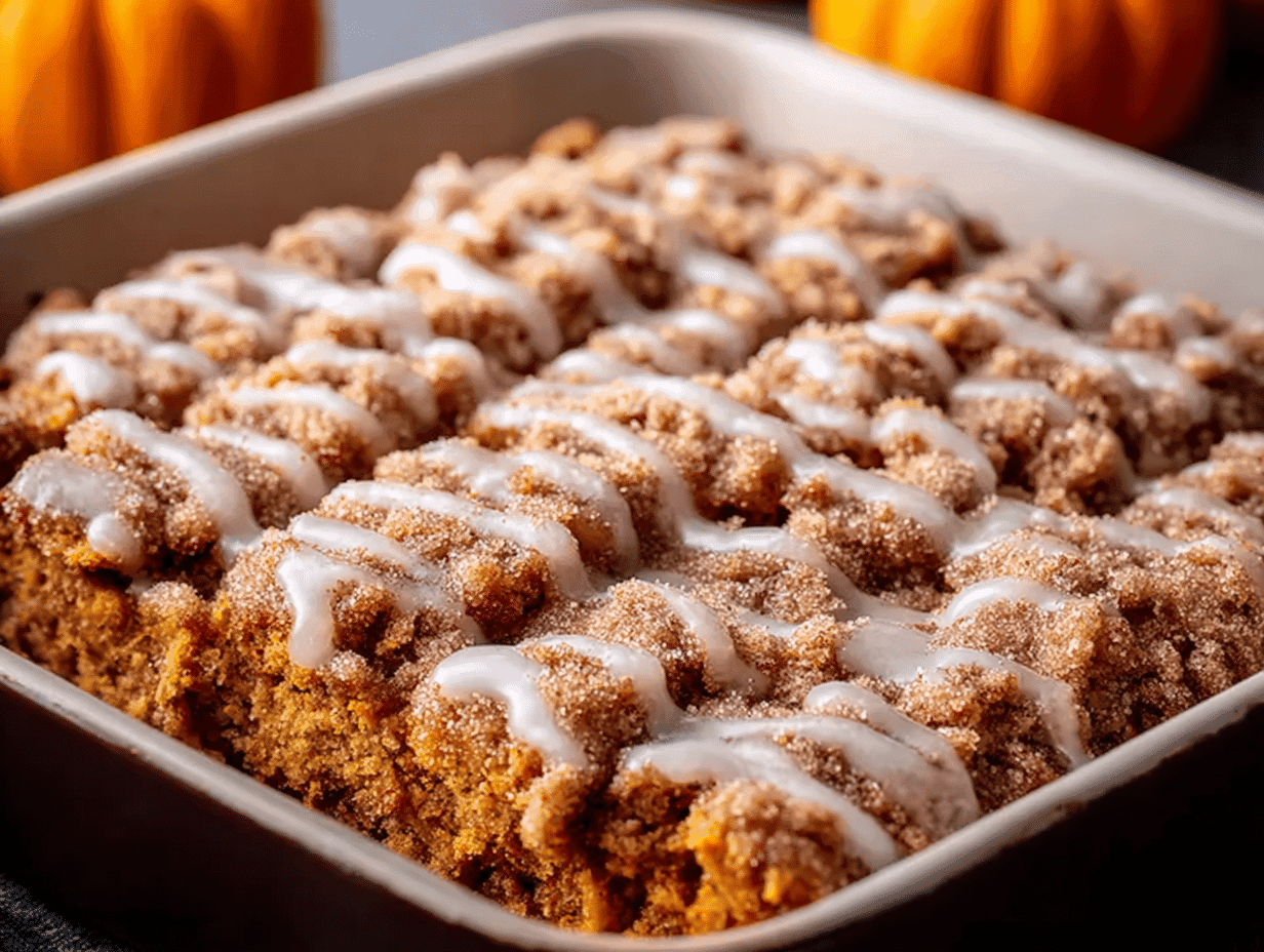 Sourdough Pumpkin Coffee Cake