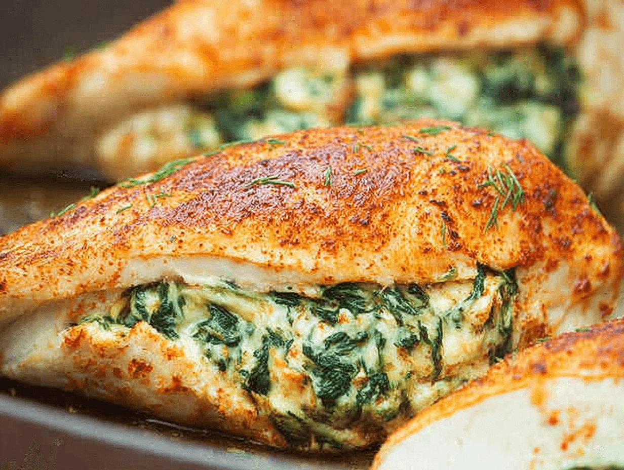 Spinach Stuffed Chicken