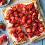 Strawberry, Feta & Thyme Tart
