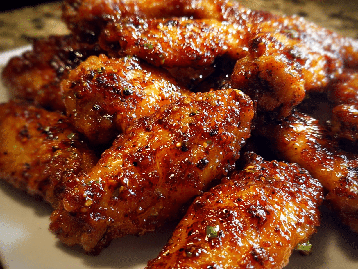 Sweet and Spicy Chicken Wings