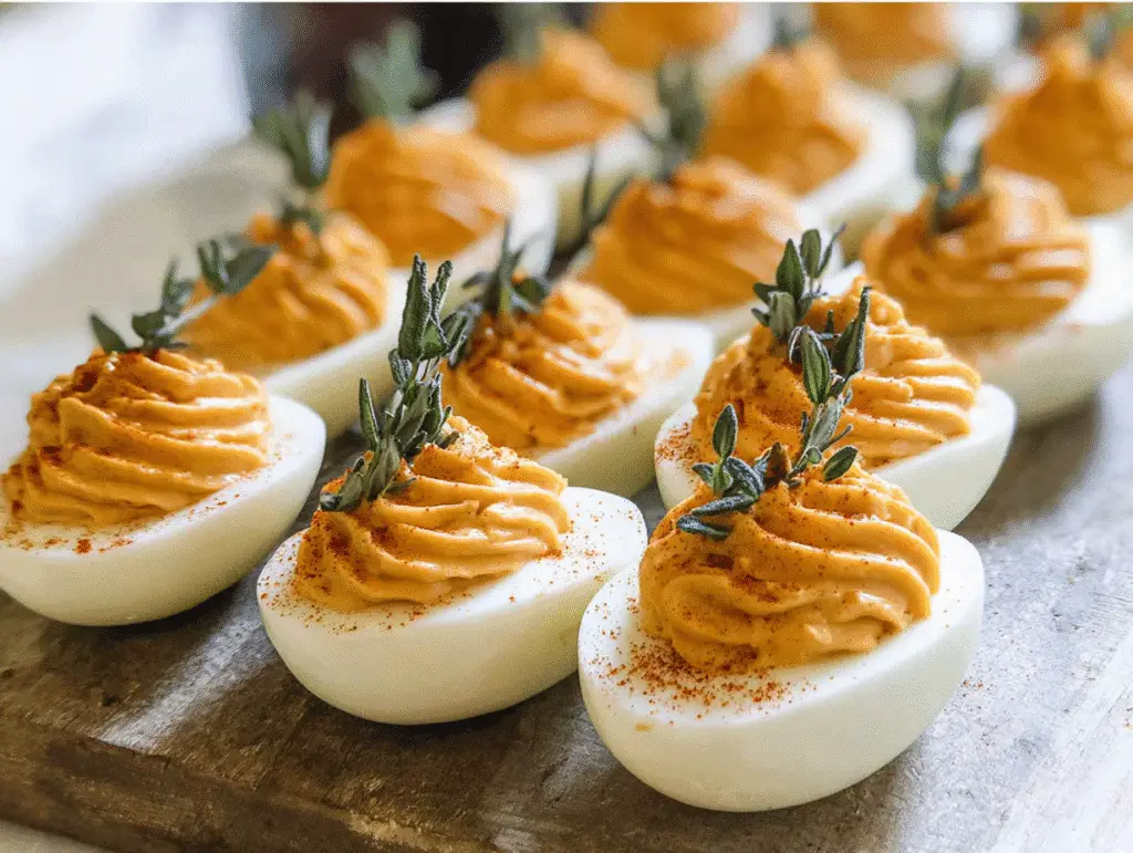Thanksgiving Deviled Eggs