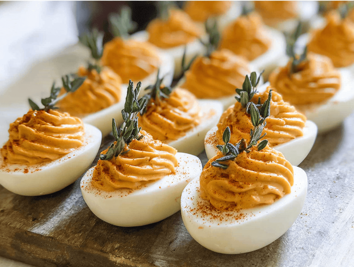 Thanksgiving Deviled Eggs