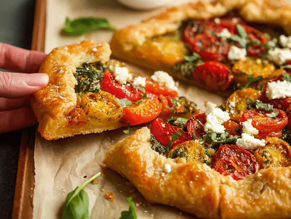 Tomato Goat Cheese Galette