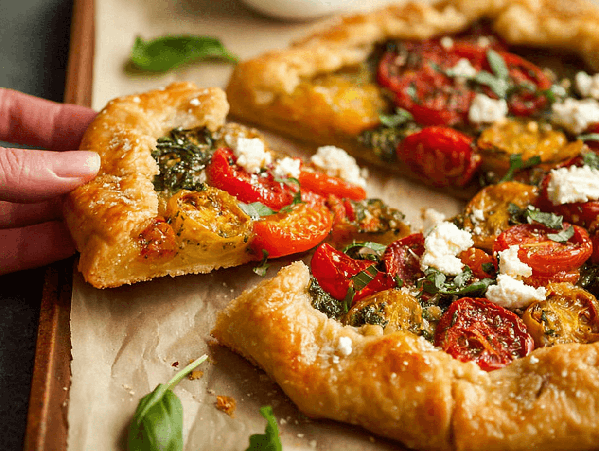 Tomato Goat Cheese Galette