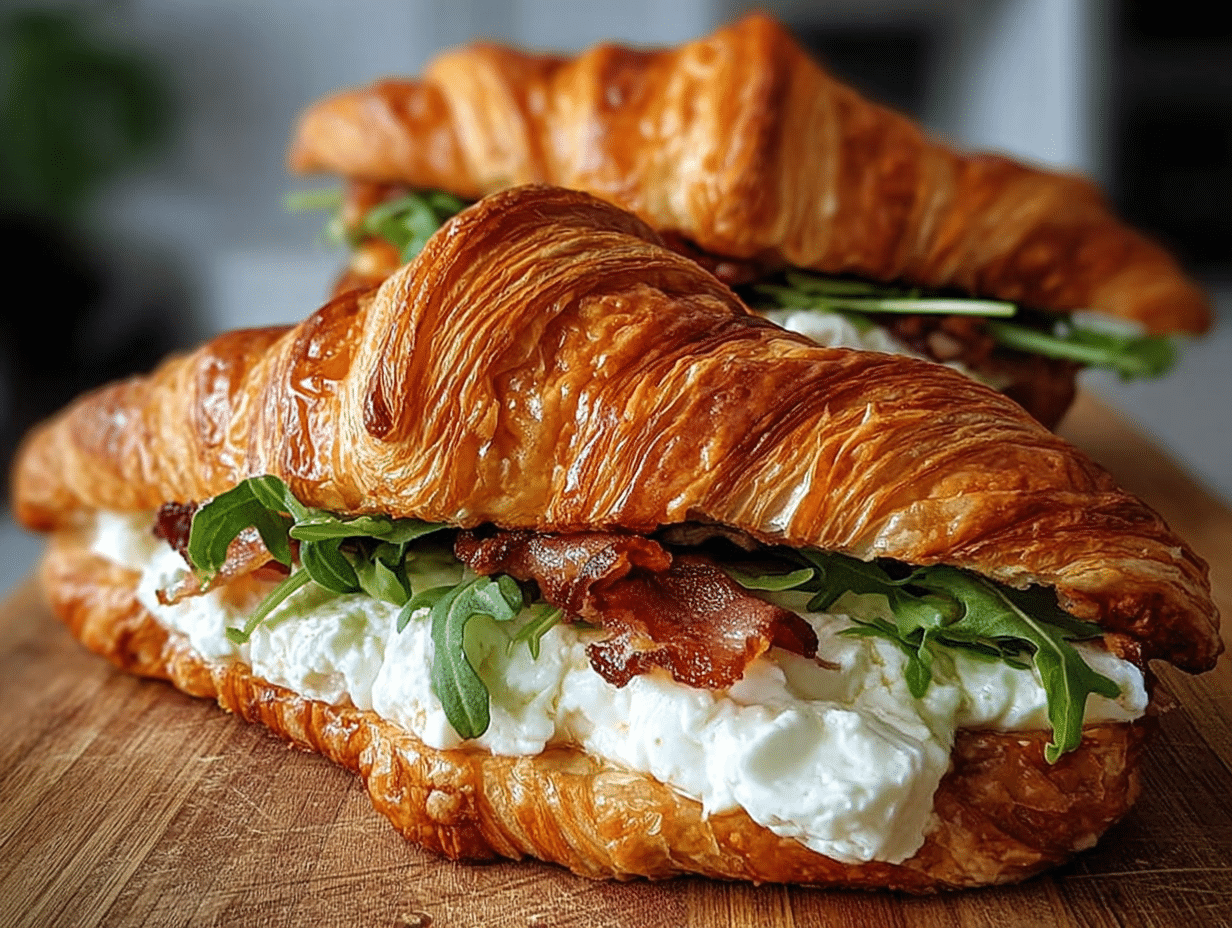 Apple Goat Cheese Croissant