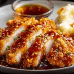 Baked Crunchy Hot Honey Chicken
