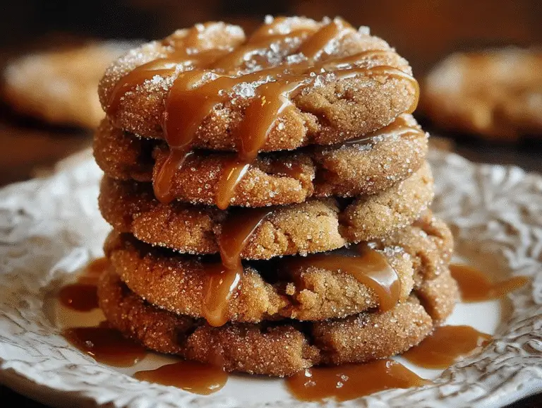 Brown Sugar Cinnamon Caramel Cookies