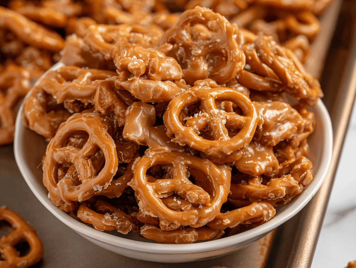 Butter Toffee Pretzels