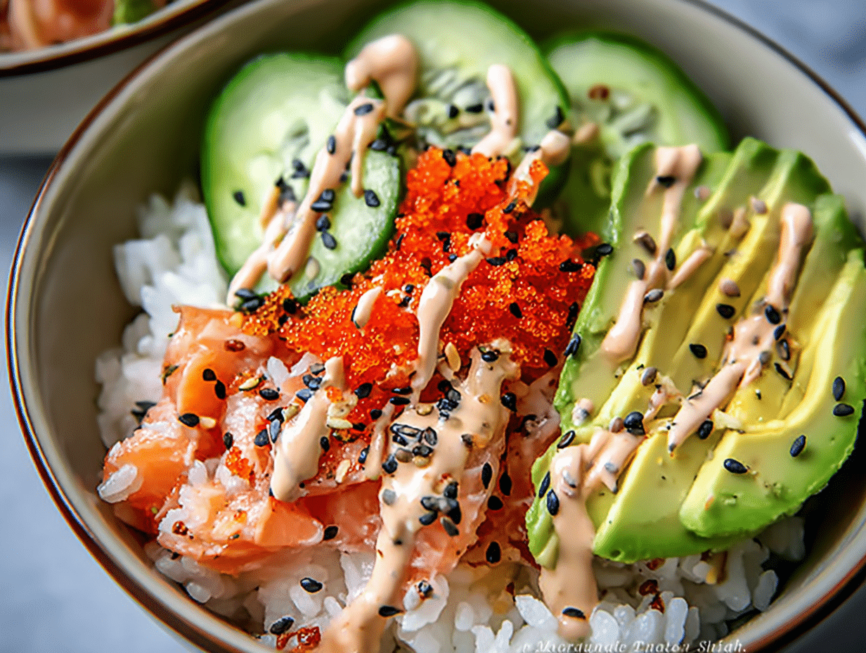 California Roll Sushi Bowls